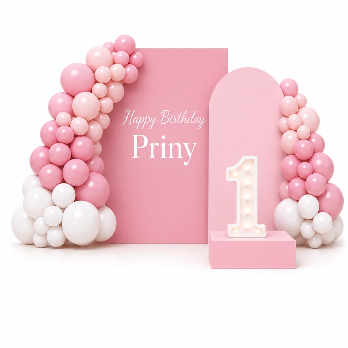 Décor standardisé Ce Jour Compte, Thème Girly