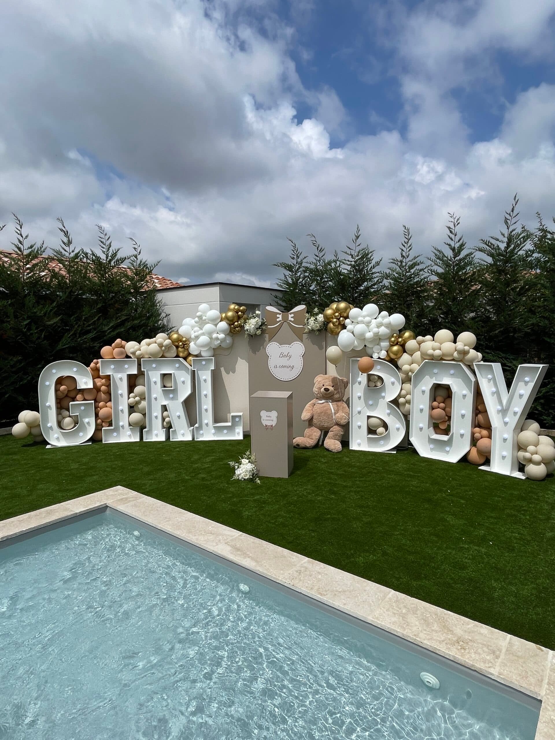 Gender reveal Mylène et Leny