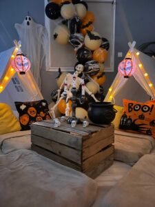 Pyjama Party pour enfants et adultes sur le thème d'halloween