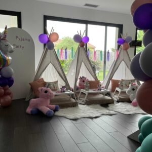 Pyjama Party pour enfant avec tipis